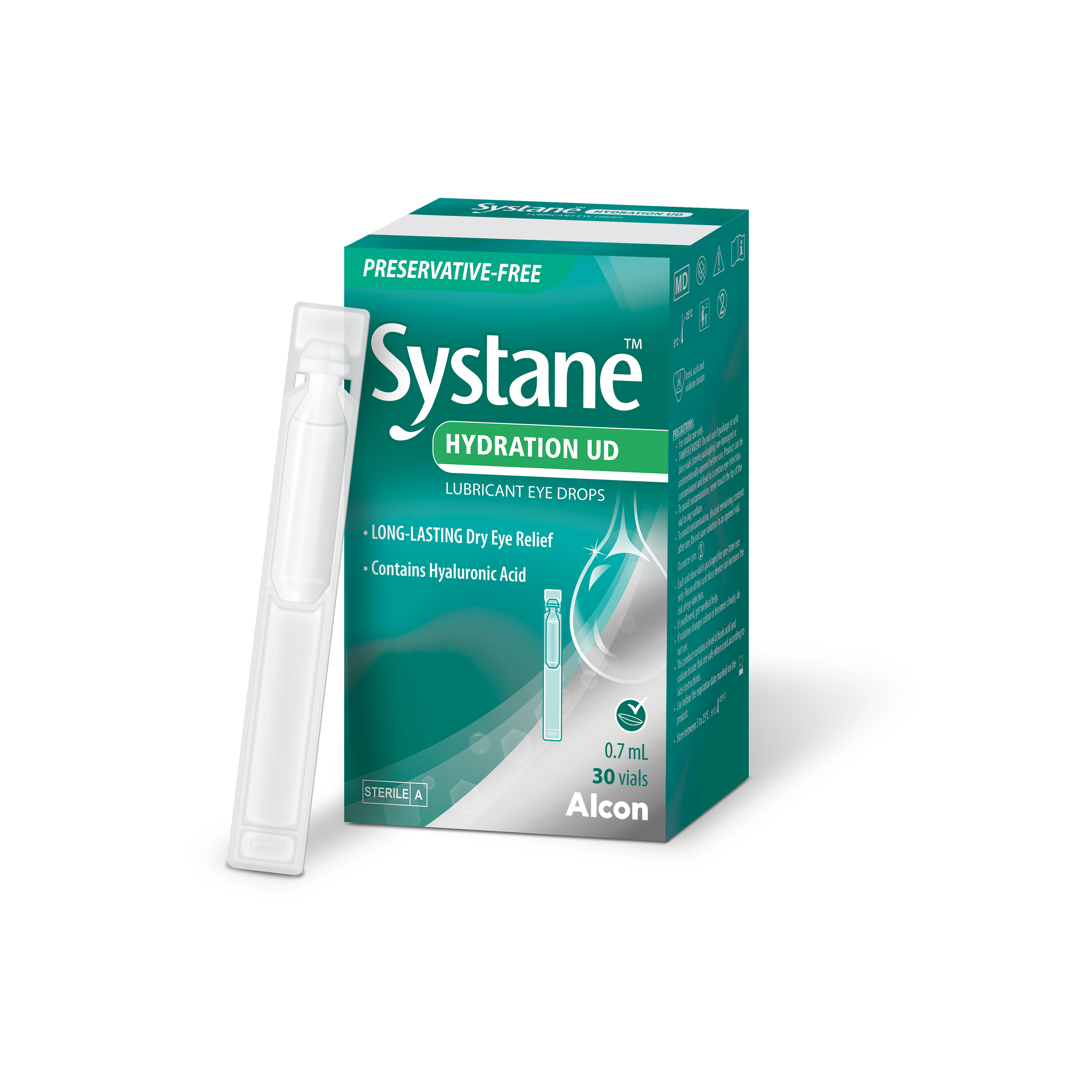 Alcon Systane Hydration UD Lubricant Eye Drop 0.7ml 30s