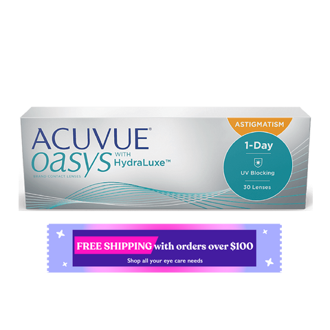 Acuvue Oasys 1-Day for Astigmatism with HydraLuxe