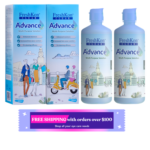 FreshKon Clear Advance Multi-Purpose Solution (Twin Pack)