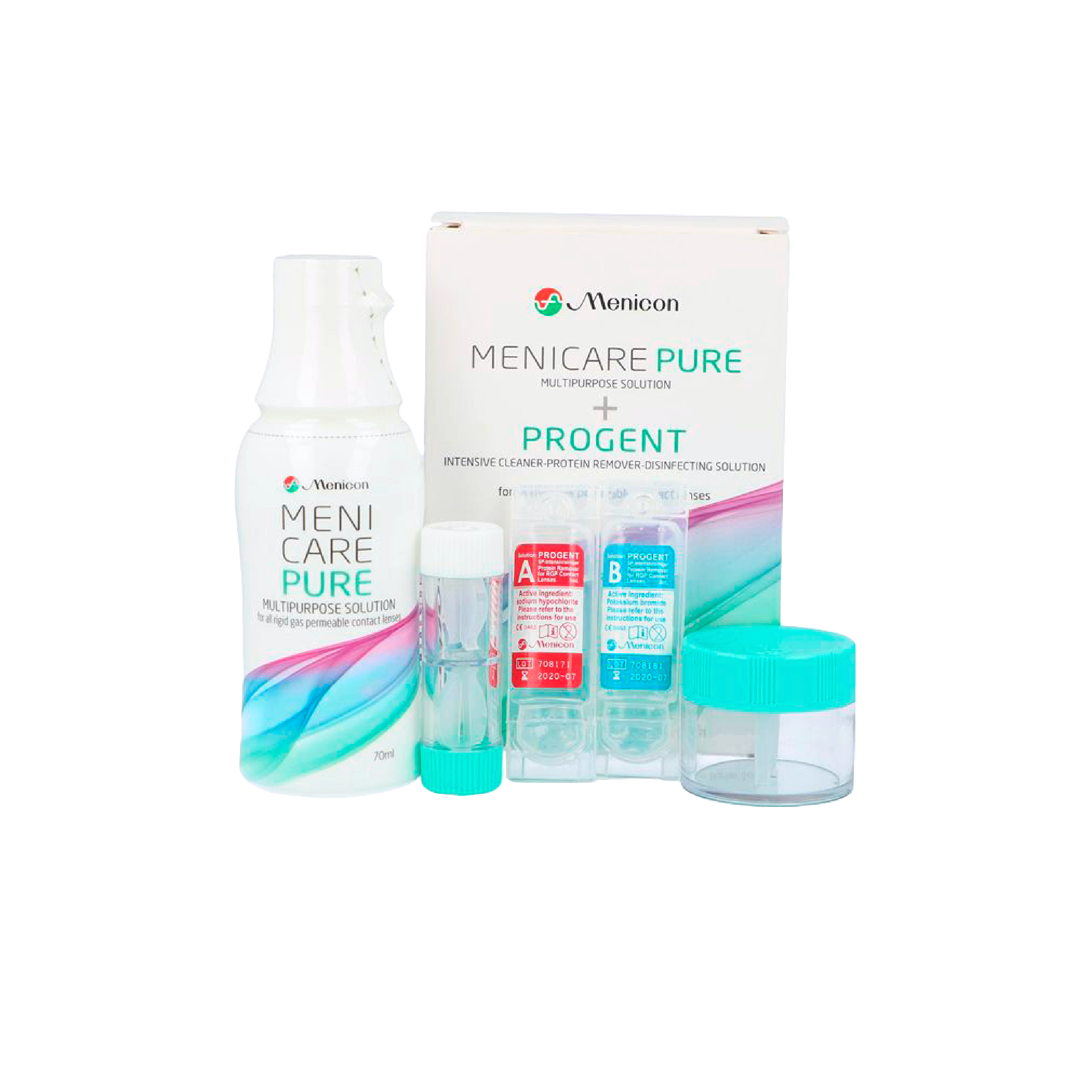 Menicare Pure Multipurpose GP Lens Solution 250 ml