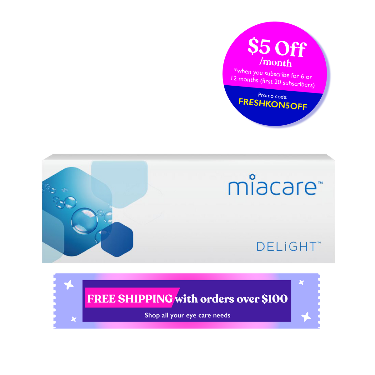 Miacare DELiGHT Daily (Clear)