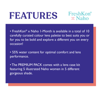 FreshKon Naho 1-Month Value (without lens case)