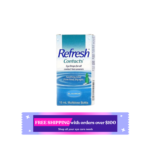 Allergan Refresh Contacts Eye Drops for all Contact Lens Wearers 15ml