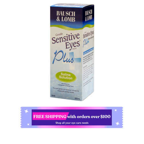 Bausch & Lomb Sensitive Eyes Plus Saline Solution 355ml